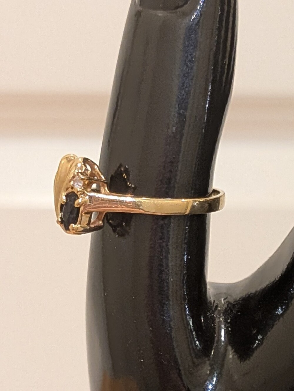 EUC 80s Size 8 Vintage Made In Taiwan Goldtone Ring - Picture 7 of 9